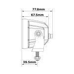 CLOAK – SMOKED LED WORK LAMP – PART NO.: 1001-1540