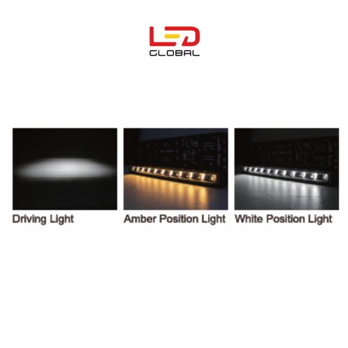 License Plate Holder with 20" LED Driving Bar Product Code: LG941