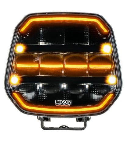 LEDSON EPIX9+ Strobe Wide Driving Beam auxiliary light 9" (Powerboost)