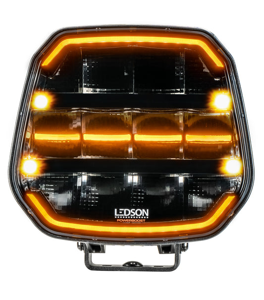 LEDSON EPIX9+ Strobe Wide Driving Beam auxiliary light 9" (Powerboost)