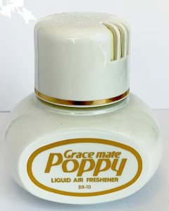 Gracemate: Poppy Air Freshener Genuine Gracemate Poppy Air Freshener MADE IN JAPAN. Eleven fragrances to choose from. The high grade liquid perfume creates a...