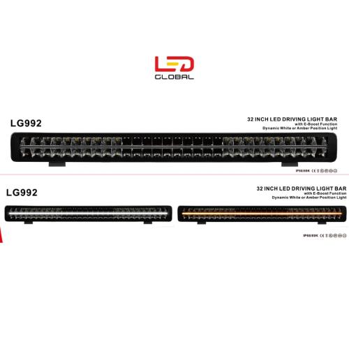 32" (800mm) LED Driving Lightbar - with Boost Function & Dynamic Start Up