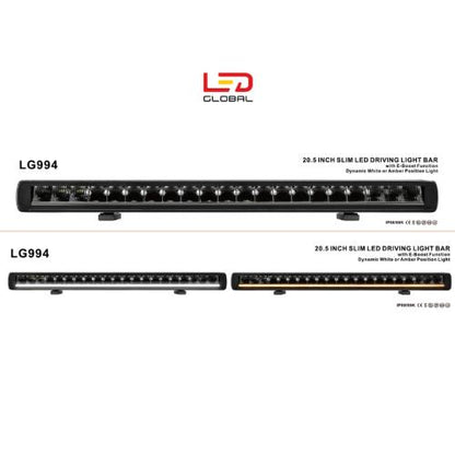 20.5" LED Slim Driving Lightbar - with Boost Function & Dynamic Start Up