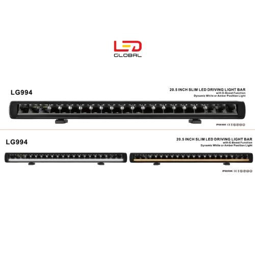 20.5" LED Slim Driving Lightbar - with Boost Function & Dynamic Start Up