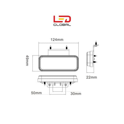 Amber LED Marker Light