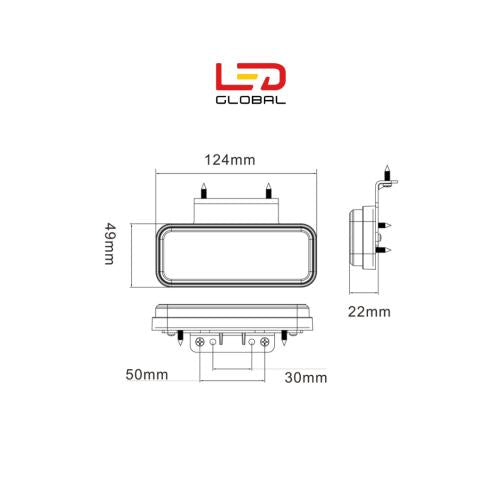 Amber LED Marker Light