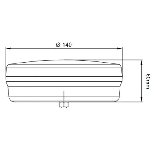 LED Burger Combination Tail Light Product Code: LG534
