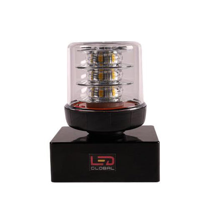 LED One Bolt Warning Beacon Clear Lens