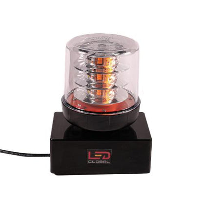 LED One Bolt Warning Beacon Clear Lens