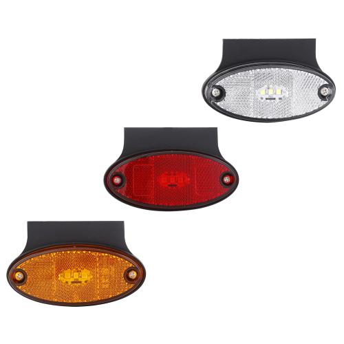LED Oval Marker Light with Bracket