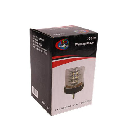 LED One Bolt Warning Beacon Clear Lens