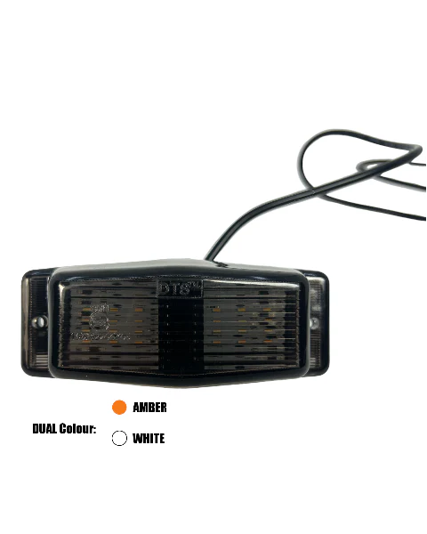 LED Double Burner White Smokey DUAL Colour