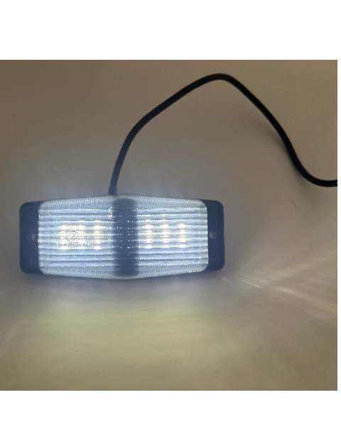 LED Double Burner White Smokey DUAL Colour